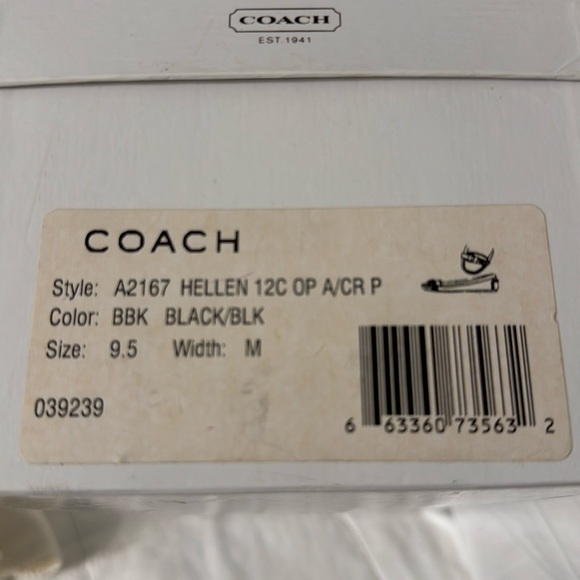 NEW Coach loafers style, HELLEN  colour brown size 9 1/2 never been worn! - Picture 8 of 11